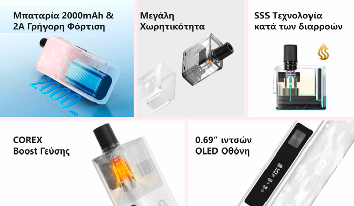 Vaporesso Kit Apex 2000mah 30W TPD slider03 1