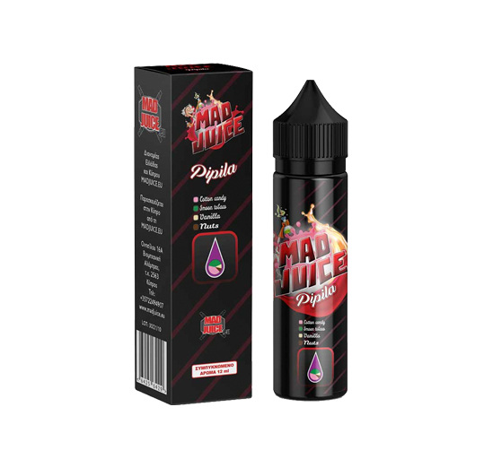 Flavorshot Mad Juice Pipila 12ml 60ml Flavor Replacesmoke