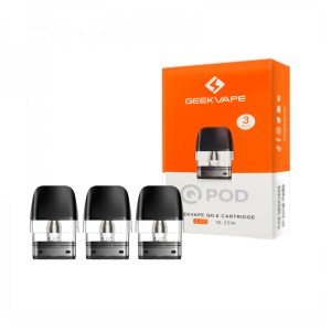 Geekvape Cartridge Q series 2ml (3pcs) 0.6ohm Αντιστάσεις/δοχεία για ηλεκτρονικό τσιγάρο