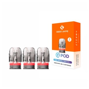 Geekvape Cartridge Q series 3ml (3pcs) 0.4ohm TPD Αντιστάσεις/δοχεία για ηλεκτρονικό τσιγάρο