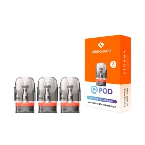 Geekvape Cartridge Q series 3ml (3pcs) 0.6ohm TPD Αντιστάσεις/δοχεία για ηλεκτρονικό τσιγάρο