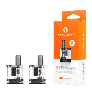 Geekvape Cartridge Soul 2pcs 4ml 0.6 ohm Αντιστάσεις/Δοχεία Pods για ηλεκτρονικό τσιγάρο