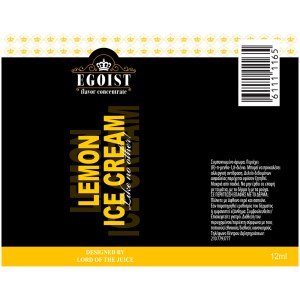 Egoist Lemon Ice Cream 12ml/60ml flavor