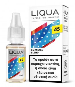 Υγρό αναπλήρωσης Liqua 4S American Blend Hybrid Salt 10ml 20mg