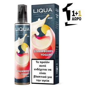 Υγρό αναπλήρωσης χωρίς νικοτίνη Liqua Strawberry Yogurt Shortfill 50/70 0mg