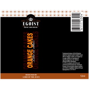 Egoist Orange Cake 12ml/60ml Bottle flavor