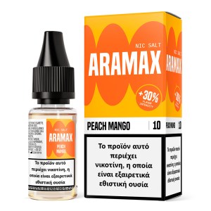 Aramax Peach Mango Salt 10ml 10mg Υγρό αναπλήρωσης με άλας νικοτίνης