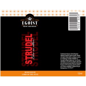 Egoist Strudel 12ml/60ml Bottle flavor