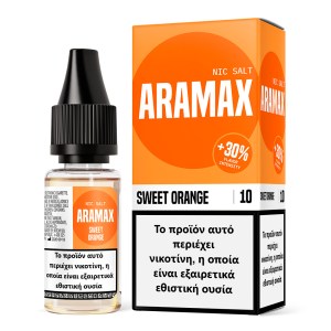 Aramax Sweet Orange Salt 10ml 10mg Υγρό αναπλήρωσης με άλας νικοτίνης