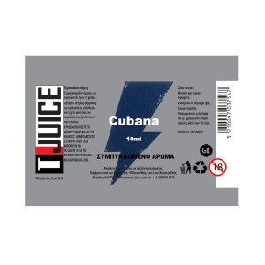 T-JUICE CUBANA FLAVOR 10ml Συμπυκνωμένο άρωμα