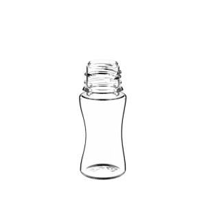 Unicorn bottle Short 30ML V3 Chubby Gorilla Transparent black cap μπουκαλάκι για υγρά αναπλήρωσης